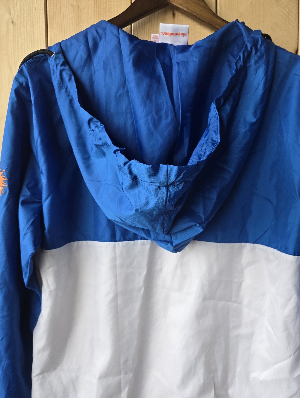 Nickelodeon Rugrats Pullover Windbreaker Cartoon Jacket Blue White Mens Medium - Picture 9 of 13